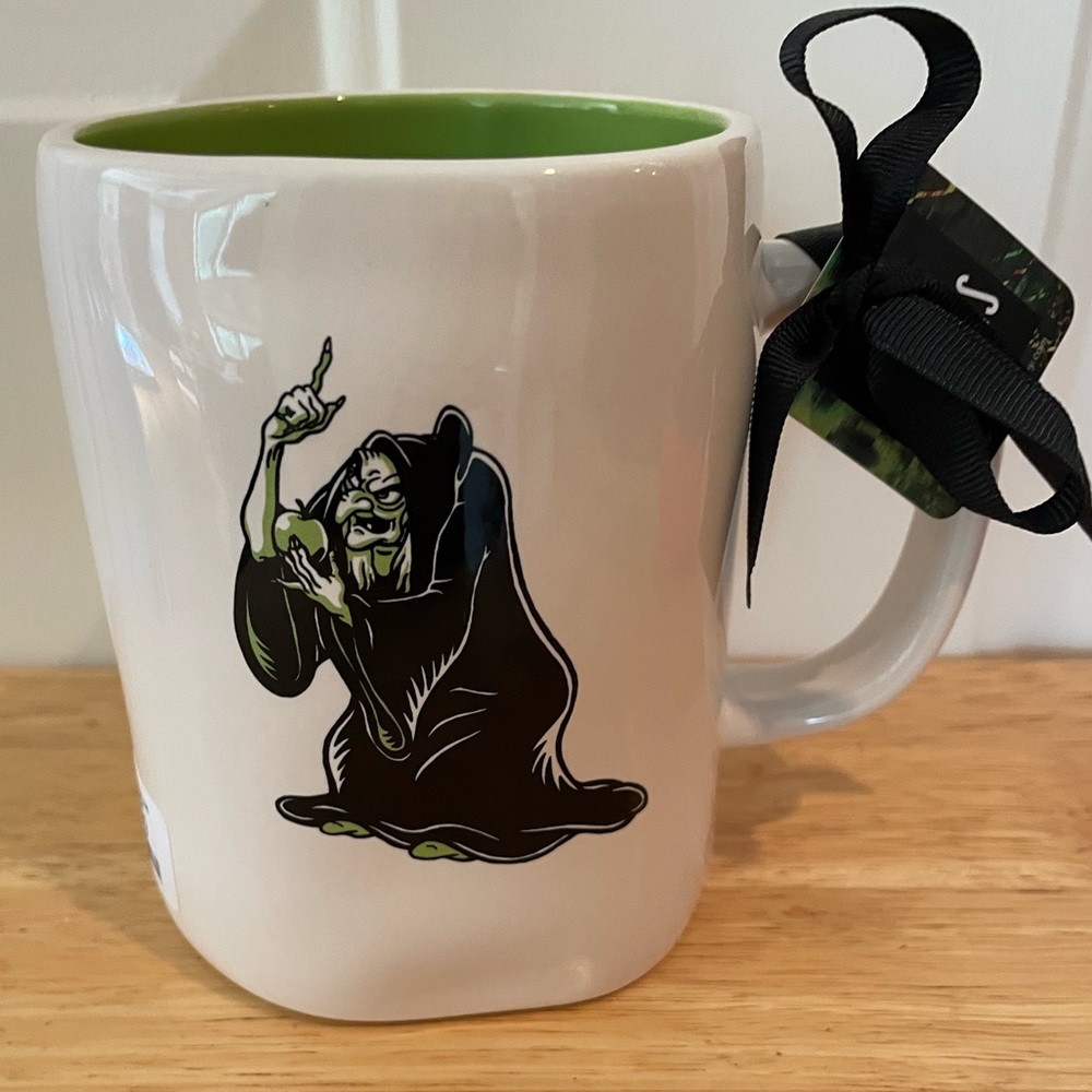 Rae Dunn ceramic mug-Disney Villains-Snow White Evil Queen/witch-NEW